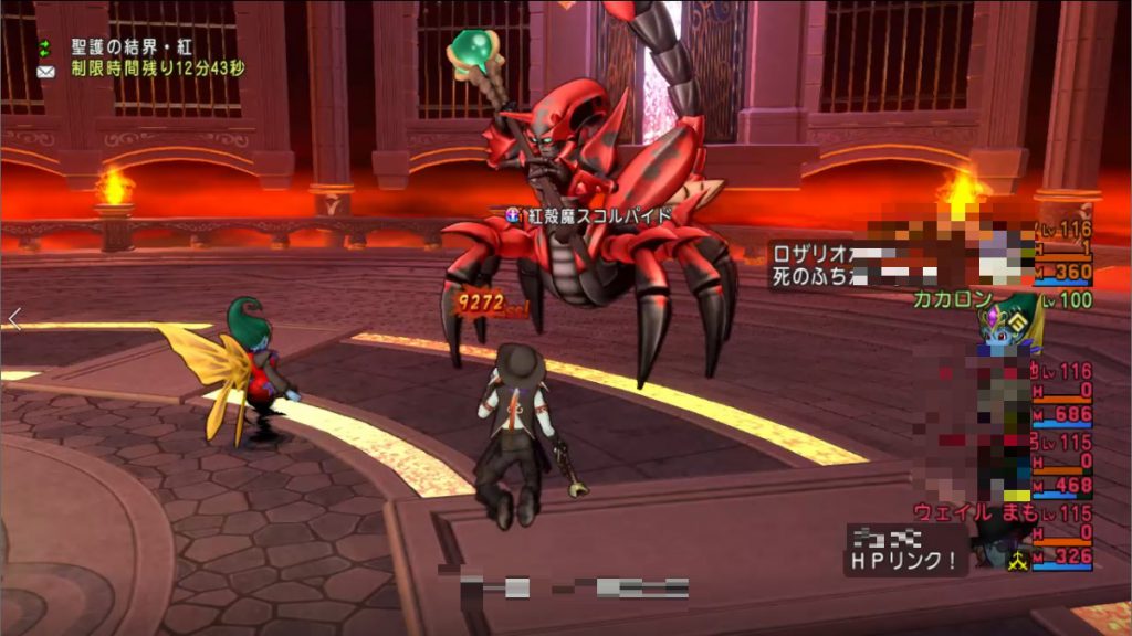 サポ聖守護者 ムチまもサポ３でのスコルパイドリベンジ ドラクエ10ブログ ウェイル ミーティアのアストルティアリサーチ